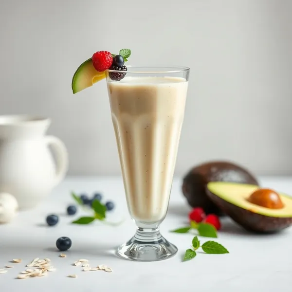 Smoothie Avocat et Avoine Pré-Entraînement