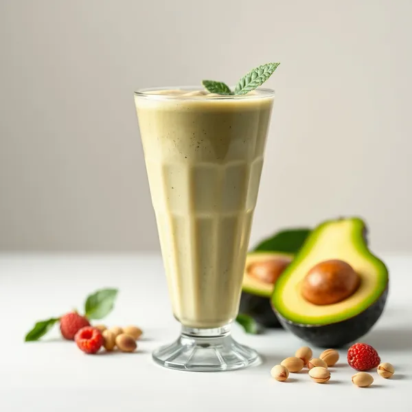 Avocado Pistazien Milch Smoothie Vor dem Training