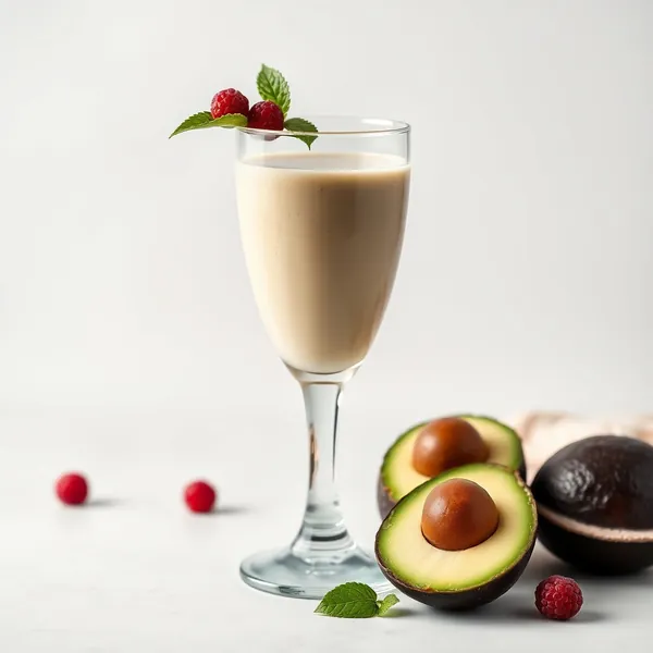 Smoothie de Abacate e Leite de Soja Pré-Treino