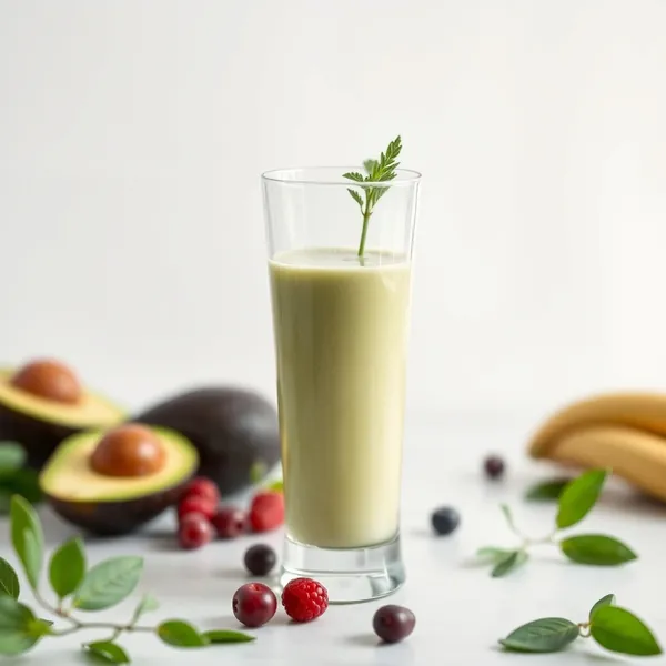 Pre-Workout Avocado Dinkelmilch Smoothie
