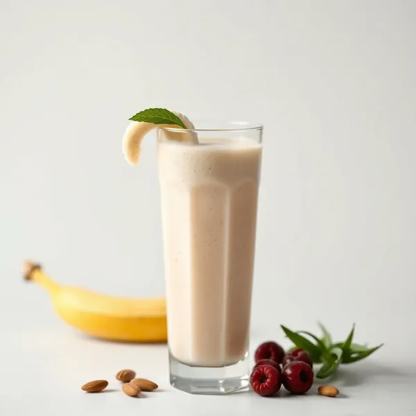 Pre-Workout Banana Almond Milk Smoothie