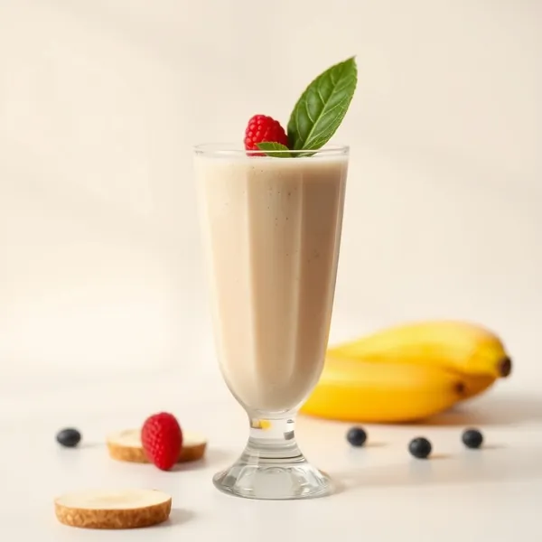 Smoothie de Banana e Água de Coco Pré-Treino