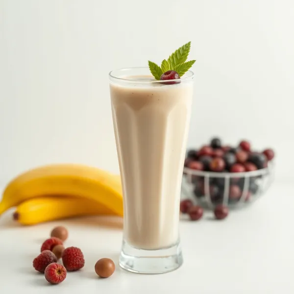 Pre-Workout Banana Hazelnut Milk Smoothie