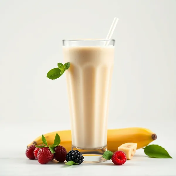 Batido de Banana y Leche de Macadamia Pre-Entrenamiento