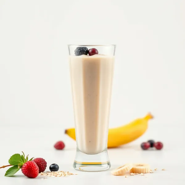 Bananen-Hafermilch-Smoothie Vor dem Training