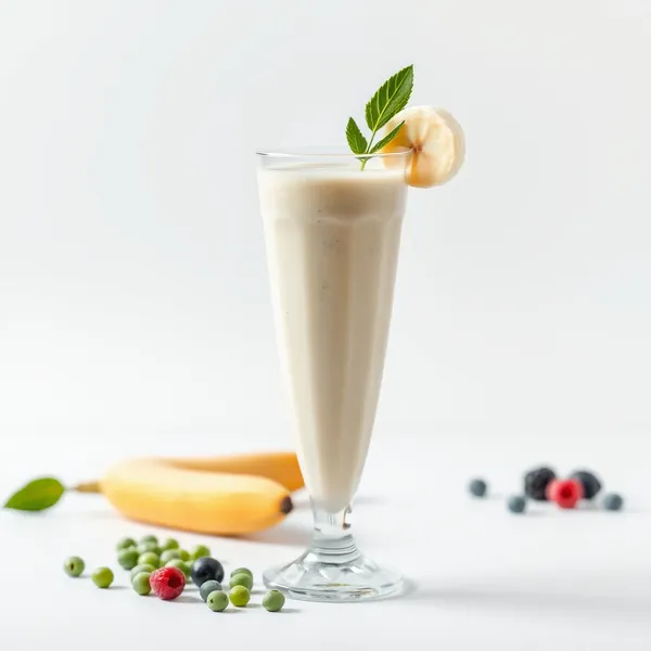 Pre-Workout Banana Pea Milk Smoothie