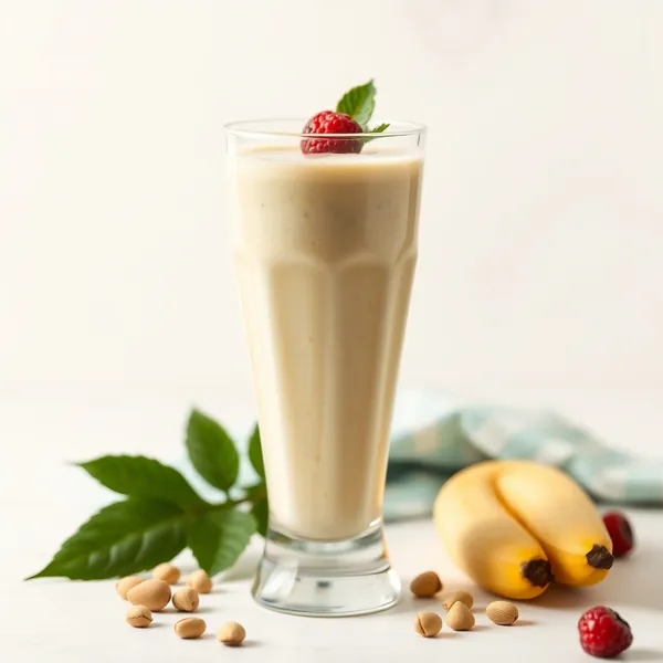 Bananen-Pistazien-Milch-Smoothie Vor dem Training