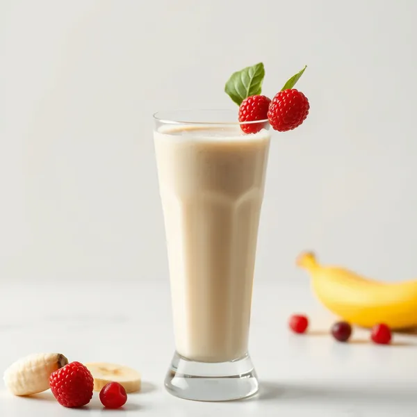 Bananen-Reis-Milch-Smoothie Vor dem Training