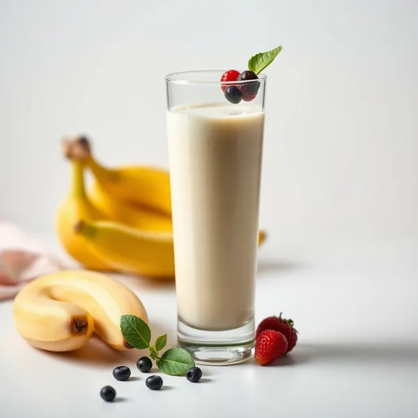 Pre-Workout Banana Soy Milk Smoothie