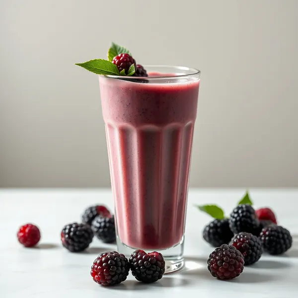 Smoothie de Kefir de Amora Pré-Treino