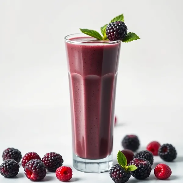 Smoothie Protéine Mûre Pré-Entraînement