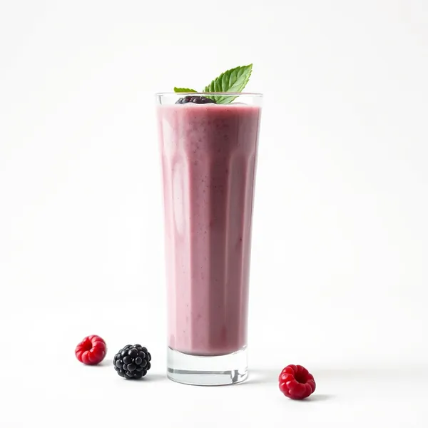 Smoothie de Arroz com Amoras Pré-Treino