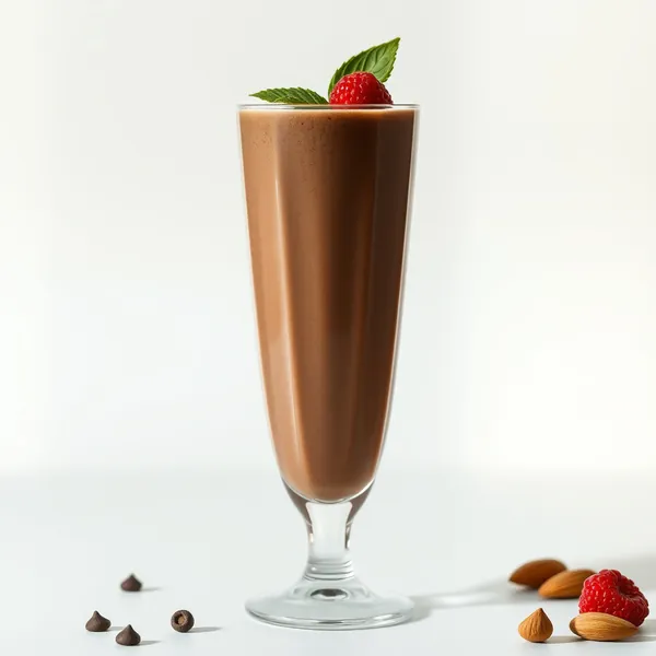 Pre-Workout Cacao Powder Almond Coconut Milk Smoothie