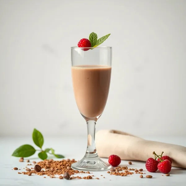 Pre-Workout Cacao Powder Rice Milk Smoothie