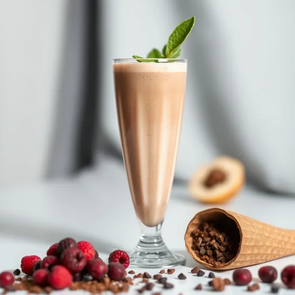 Pre-Workout Cacao Powder Spelt Milk Smoothie