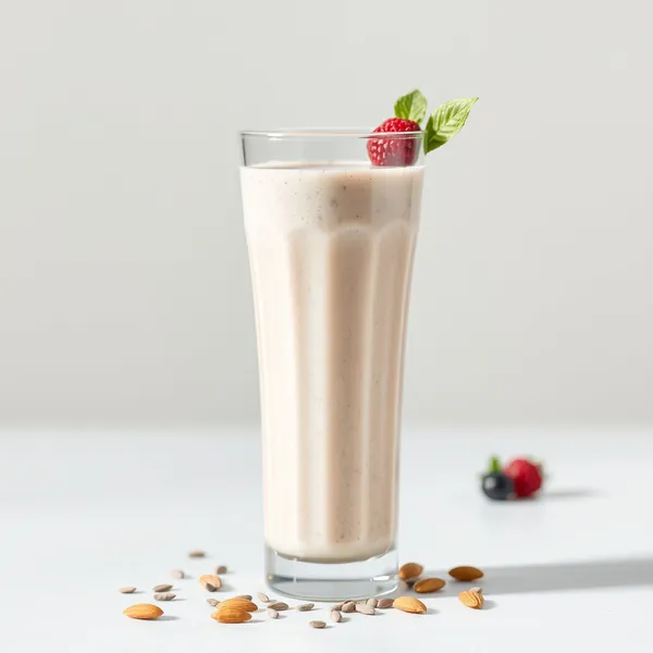 Pre-Workout Chia Seed Almond Milk Smoothie