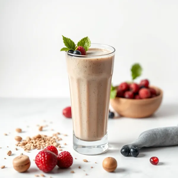 Pre-Workout Chia Seed Hazelnut Milk Smoothie