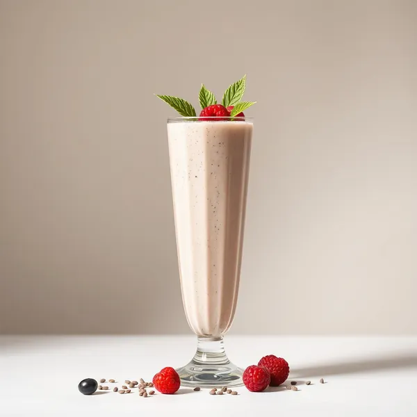 Chia und Hanfmilch Pre-Workout Smoothie
