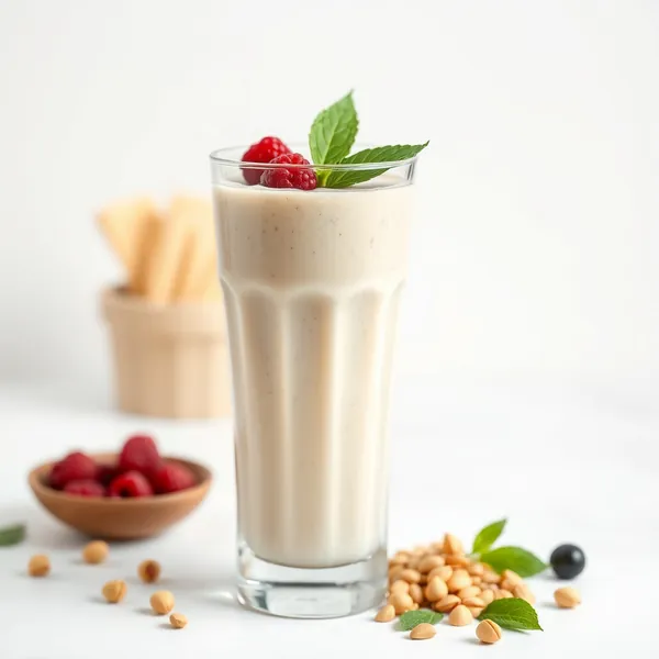 Smoothie de Chia e Leite de Pistache Pré-Treino