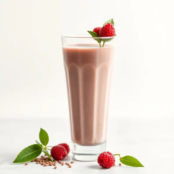 Pre-Workout Chia Seed Soy Milk Smoothie