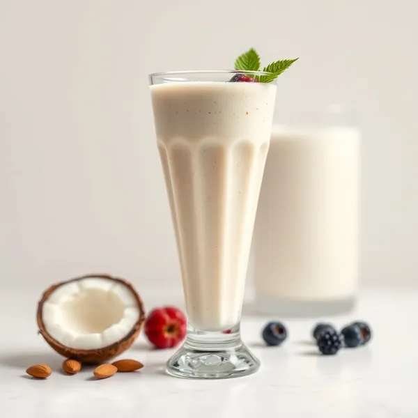 Smoothie de Leite de Coco e Amêndoa Pré-Treino