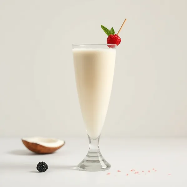 Smoothie de Coco e Água de Coco Pré-Treino