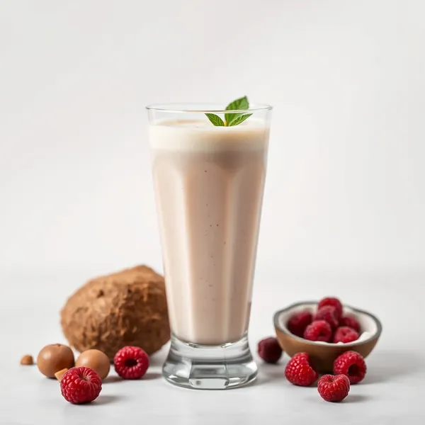Pre-Workout Coconut Hazelnut Milk Smoothie
