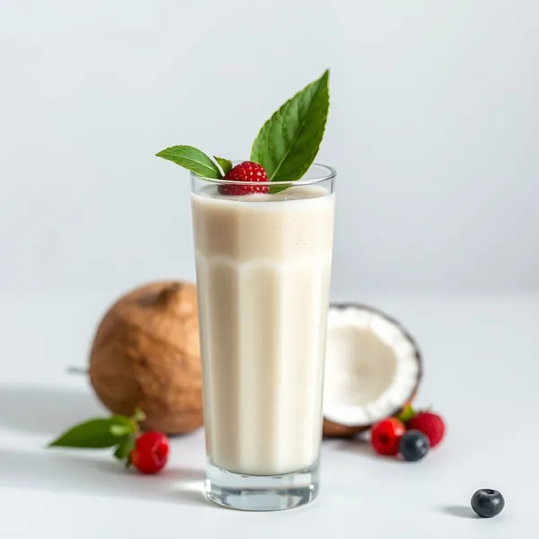 Smoothie de Leite de Coco e Cannabis Pré-Treino