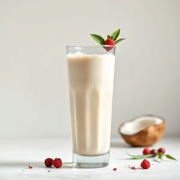 Batido de Coco y Leche de Espelta Pre-Entrenamiento