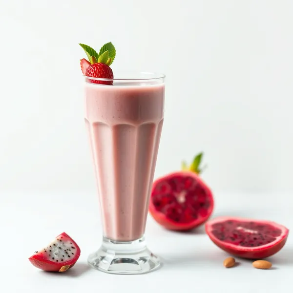 Smoothie de Dragonfruit e Leite de Amêndoa Pré-Treino