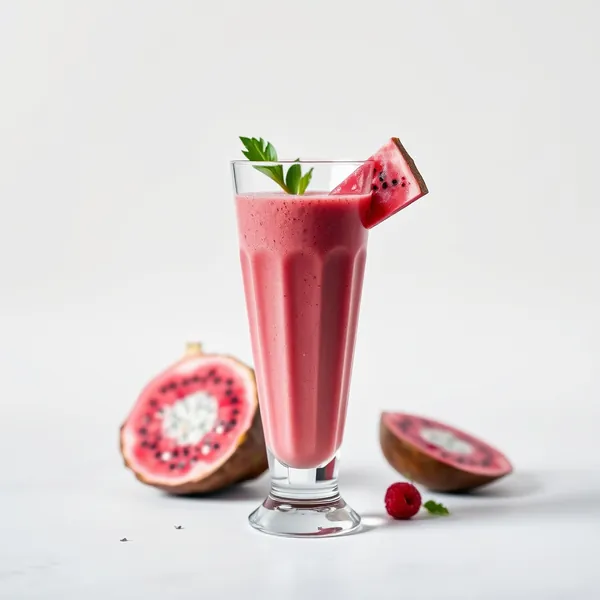 Pre-Workout Dragonfruit Coconut Water Smoothie