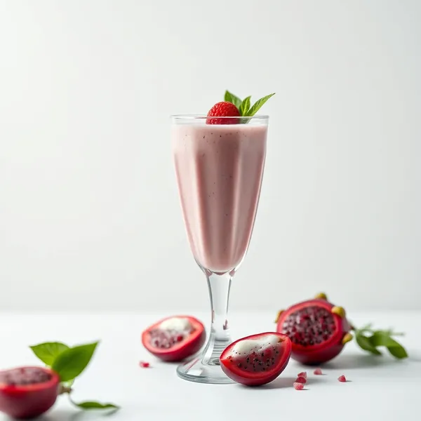 Pre-Workout Dragonfruit Hemp Milk Smoothie