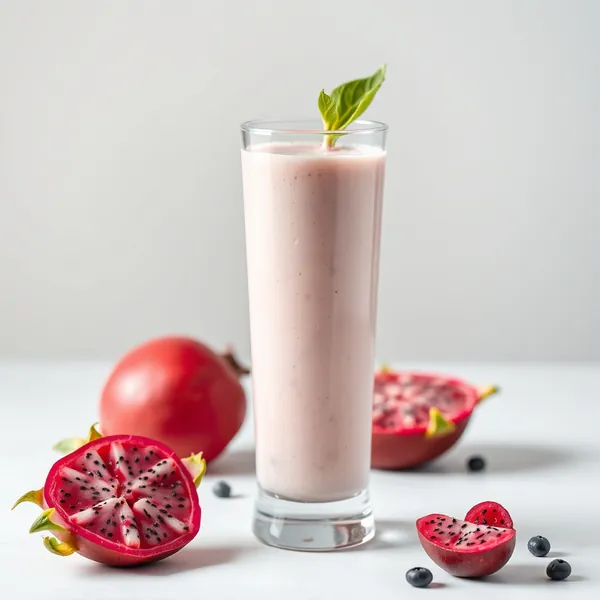 Pre-Workout Dragonfruit Kefir Milch Smoothie