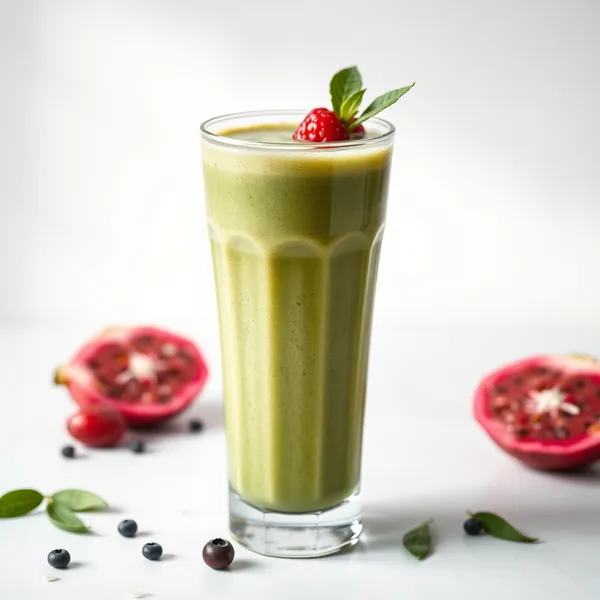 Pre-Workout Dragonfruit Matcha Tea Smoothie