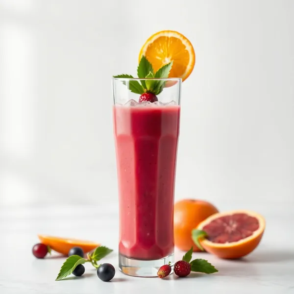 Smoothie de Fruit du Dragon et Jus d'Orange Pré-Entraînement