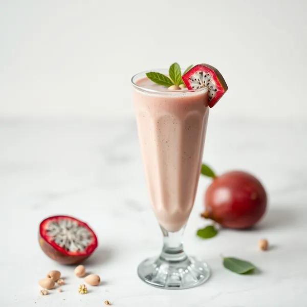 Pre-Workout Dragonfruit Pistazien Milch Smoothie