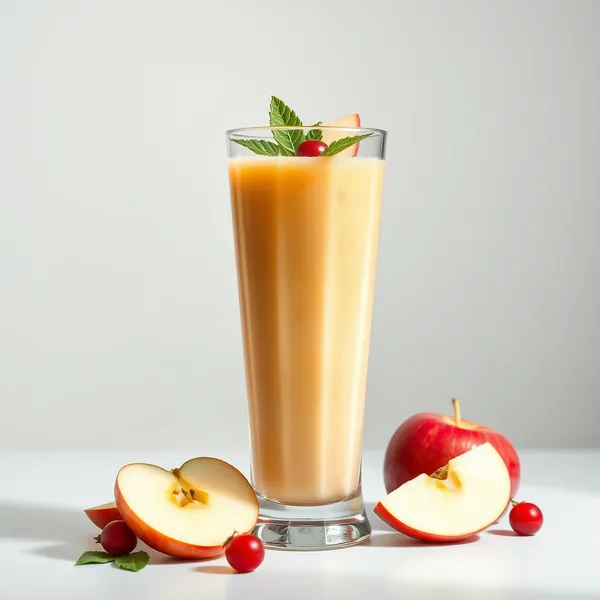 Pre-Workout Ginger Apple Juice Smoothie