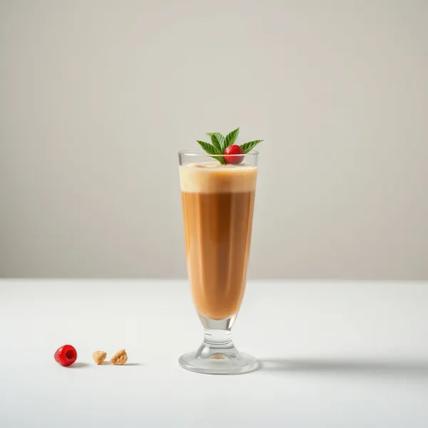 Smoothie mit Ingwer und Eiskaffee vor dem Training