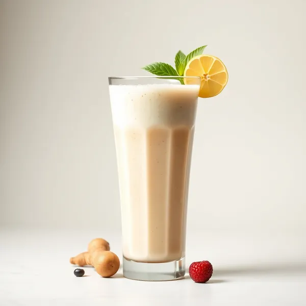 Smoothie de Jengibre e Macadamia Pré-Treino