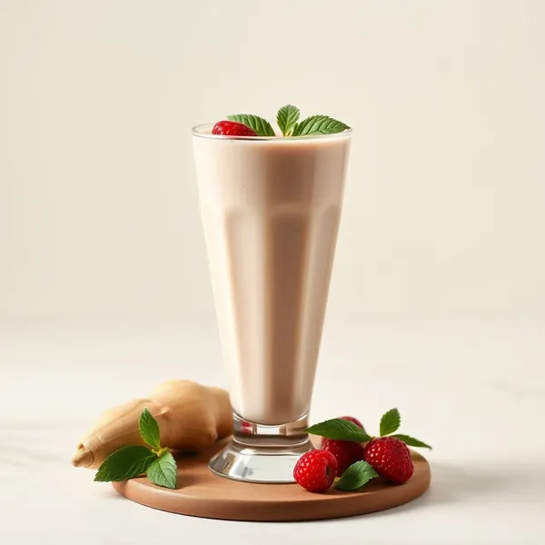 Pre-Workout Ginger Rice Milk Smoothie