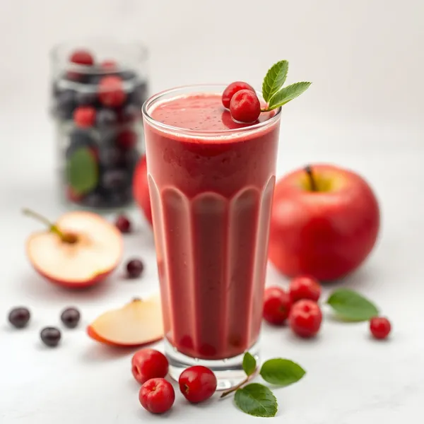 Apfel-Goji-Smoothie vor dem Training