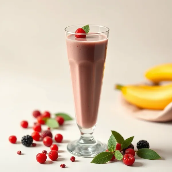 Smoothie de Goji et Lait de Chanvre Pré-Entraînement