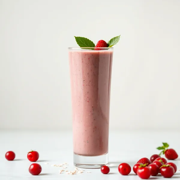 Smoothie de Aveia e Baga Goji Pré-Treino