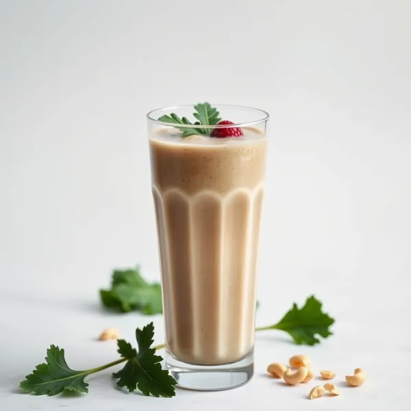 Smoothie de Kale et Lait de Cajou Pré-Entraînement