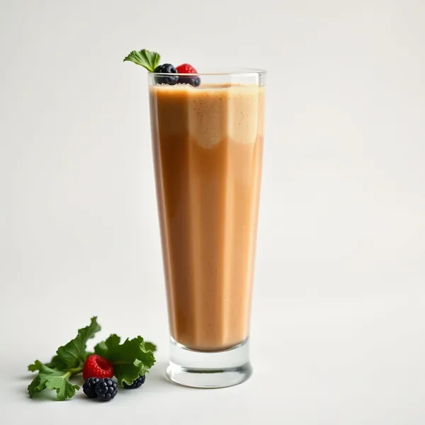 Smoothie di Kale e Caffè Freddo Pre-Allenamento