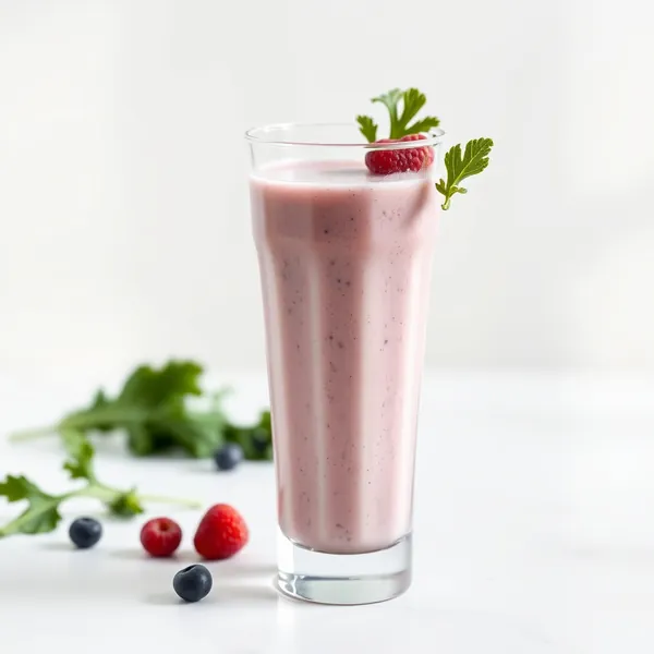 Pre-Workout Kale Kefir Milk Smoothie