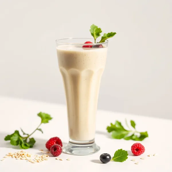 Pre-Workout Kale Oat Milk Smoothie