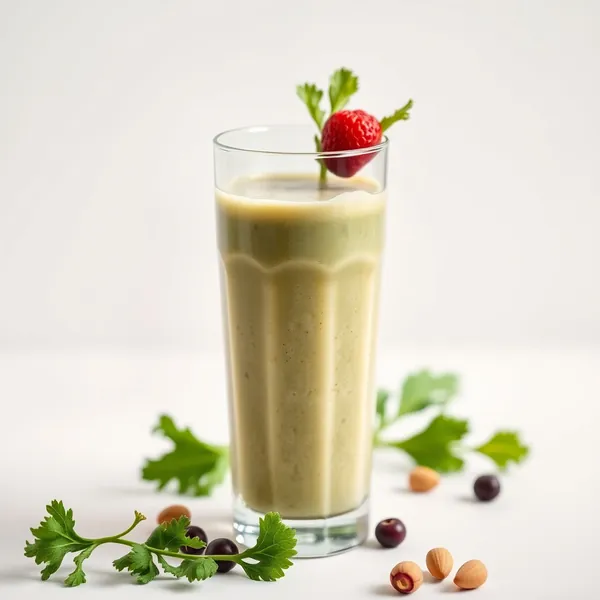 Smoothie de Kale et Lait de Pistache Pré-Entraînement