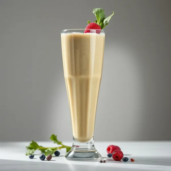 Pre-Workout Kale Protein Shake Smoothie