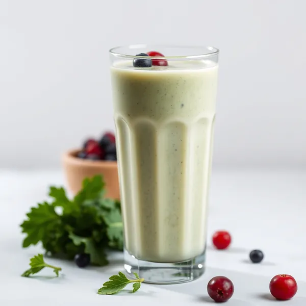 Pre-Workout Kale Spelt Milk Smoothie